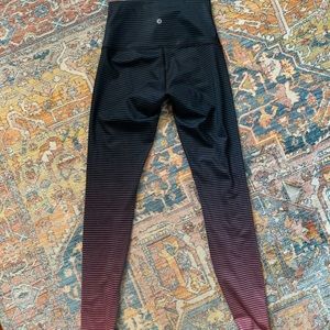 LULULEMON Wunder Under Double Gradient Ombré Leggings